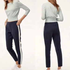 Aritzia Black and White Ankle Pants